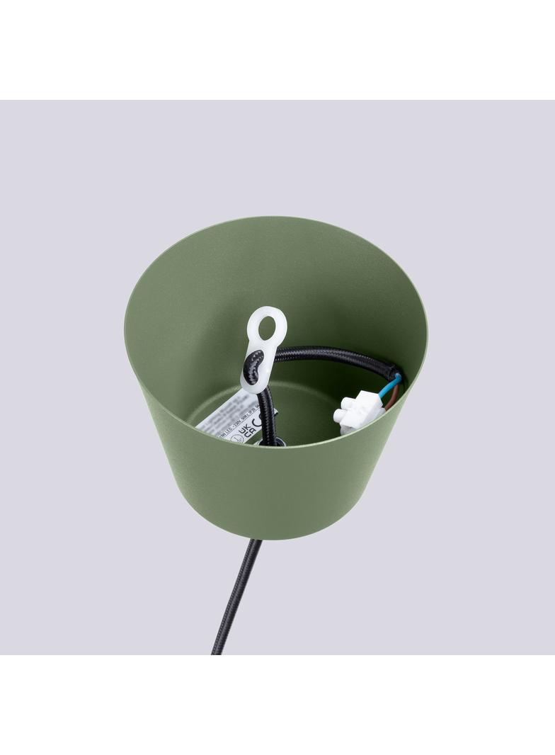 Sollux Lampa wisząca BILO zielona oliwka