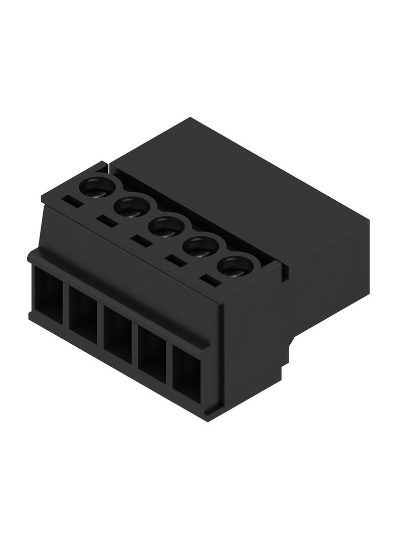 SCZ 3.81/05/180G SN BK BX Wtyk PCB (złącze wiązki), 3.81 mm, Liczba biegunów: 5, Przyłącze z jarzmem /50szt./ 1970050000 WEIDMÜLLER