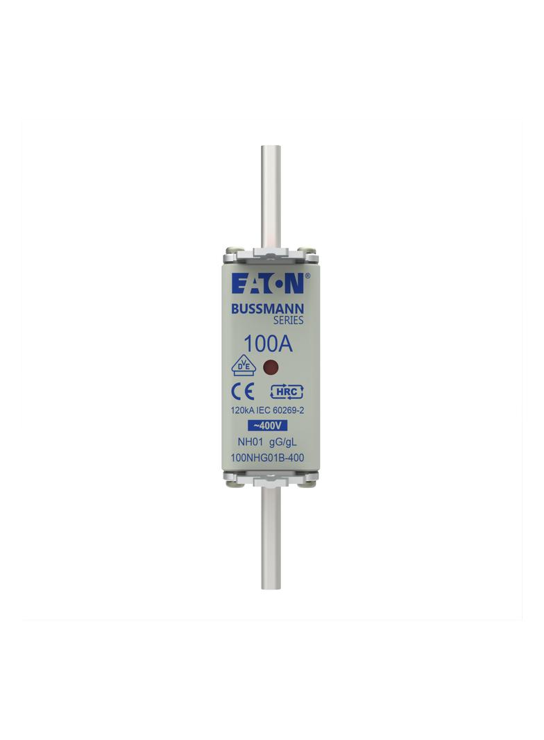 NH FUSE 100A 400V GG/GL SIZE 01 Wkładka NH01 100A 400V GL/GG podwójny wskaźnik 100NHG01B-400 EATON