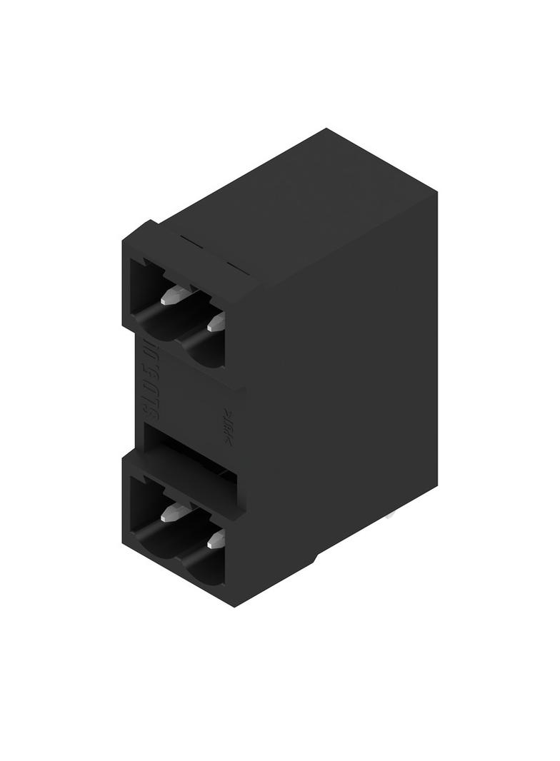 SLD 5.00/04/90G 3.2 SN BK BX Wtyki PCB (złącza płyty), 5.00 mm, Liczba biegunów: 4, kąt odejścia: 90° /50szt./ 1933510000 WEIDMÜLLER