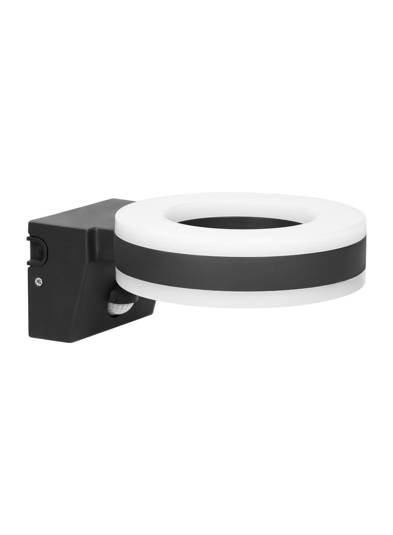 HOWLIT LED 20W, oprawa ogrodowa z czujnikiem ruchu, 1800lm, IP65, 4000K, czarna AD-OP-6205BLPMR4 ORNO