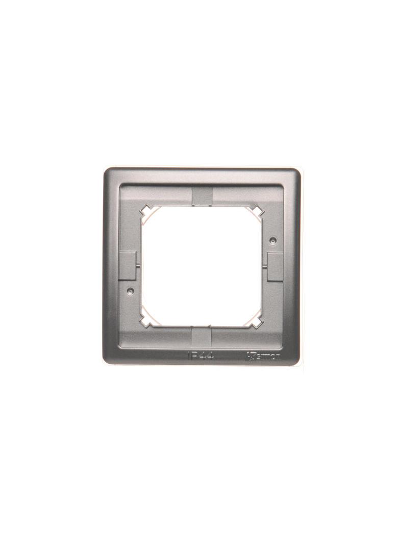 Simon Basic Standard Ramka 1-krotna do wersji bryzgoszczelnej IP44 z uszczelką stal inox BMR1B/21 KONTAKT