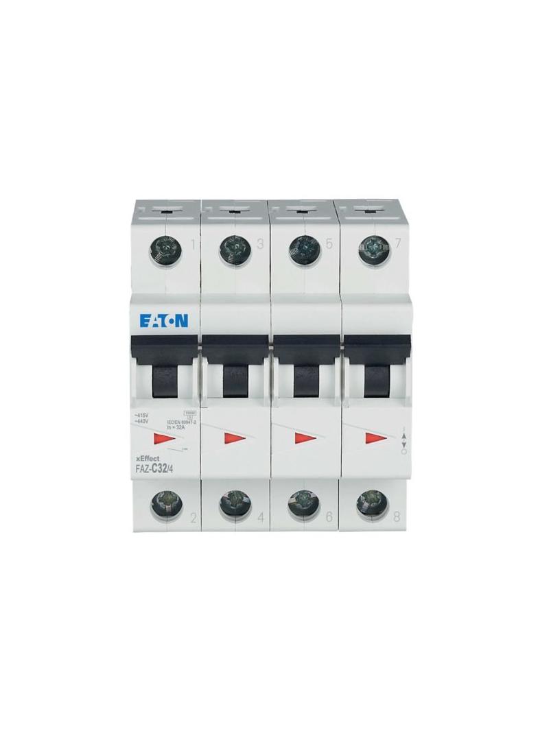 FAZ-C32/4 Wyłącznik nadprądowy 15kA C32A 4P 279064 EATON