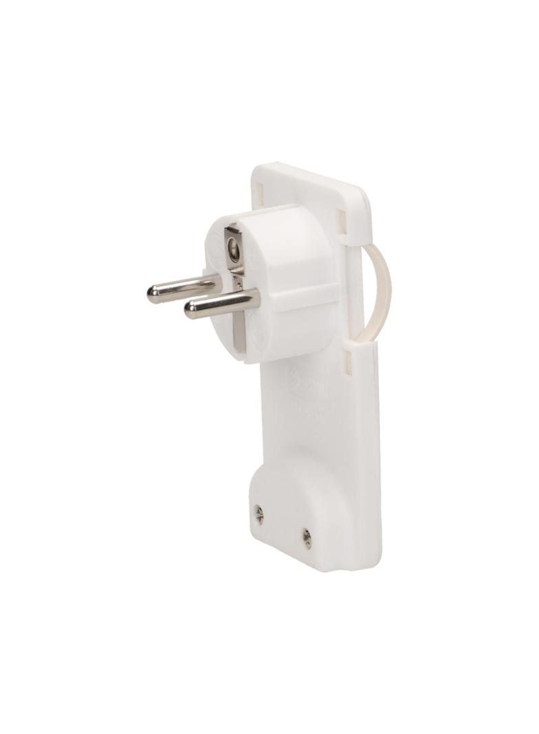 Wtyczka płaska Uni-Schuko z uchwytem biała OR-AE-1311/W ORNO