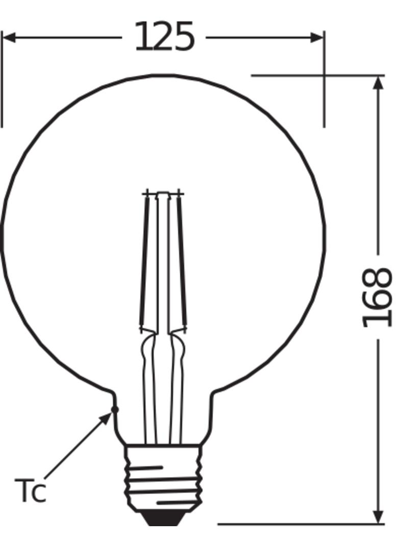 Lampa LED Vintage 1906 CL PINECONE Filament szkło przezroczyste GOLD 40 non-dim 4,5W 825 E27