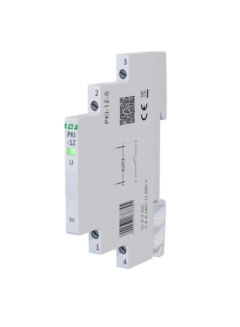 Przekaźnik interfejsowy styk zwierny 5 V DC 1/3S TH-35 PKI-1Z-5V F&F
