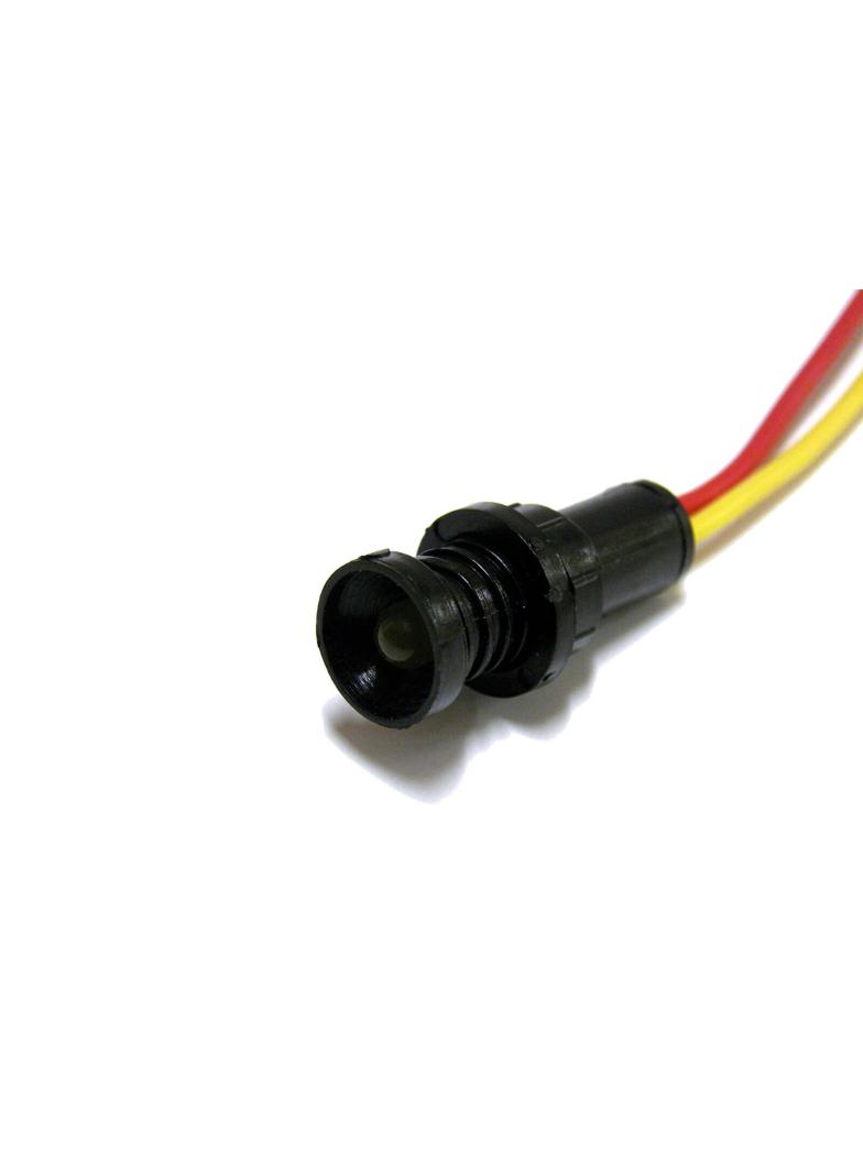 Klp5Y/24V ,  Kontrolka diodowa, klosz 5 mm, 24V, żółty