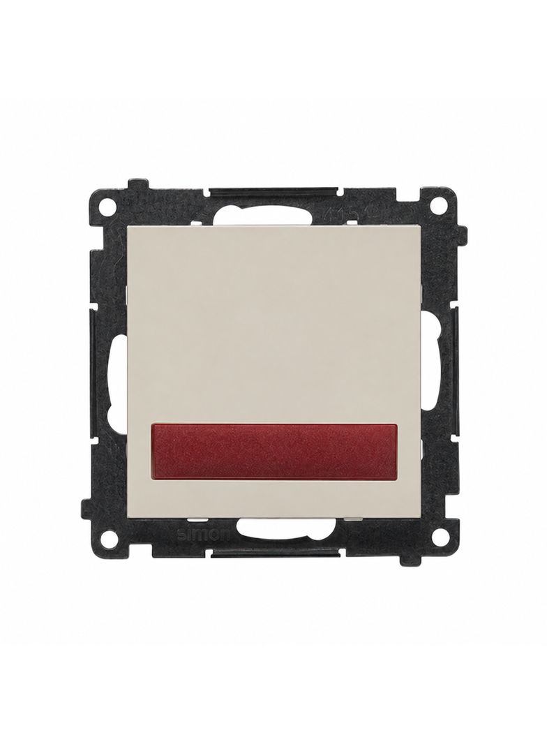 Simon 55 Sygnalizator świetlny LED światło czerwone 230V kaszmirowy TESS2.01/142