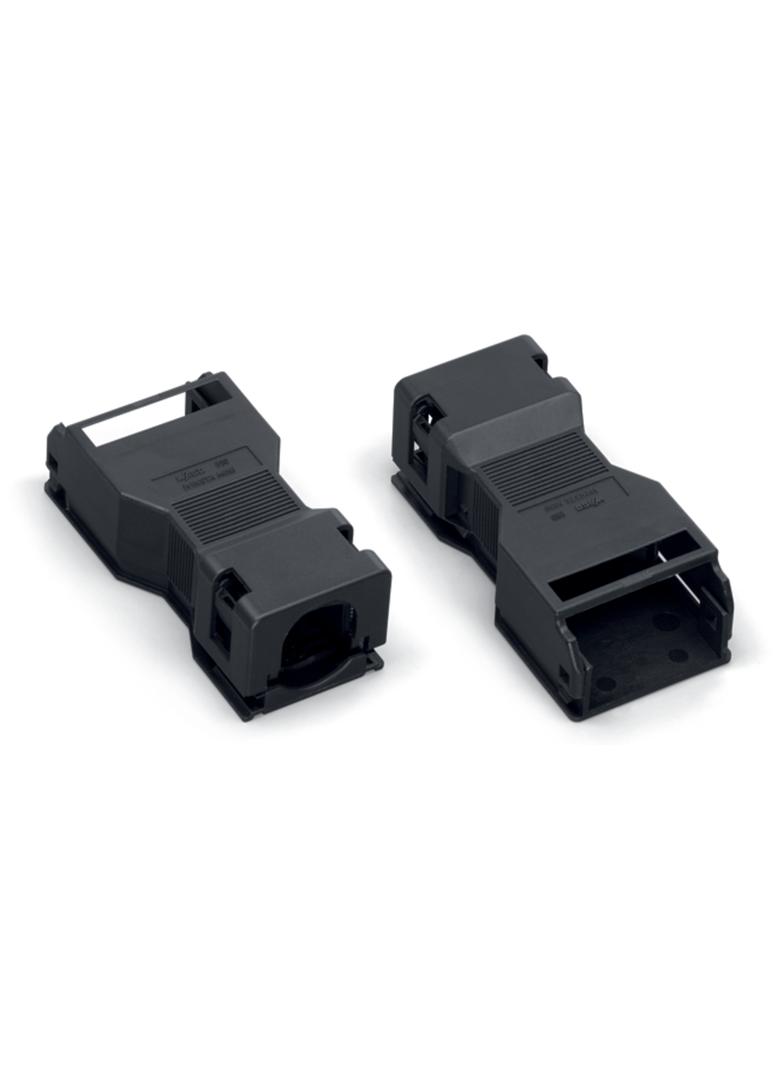 obudowa odciążająca przewody 5-torowa czarna