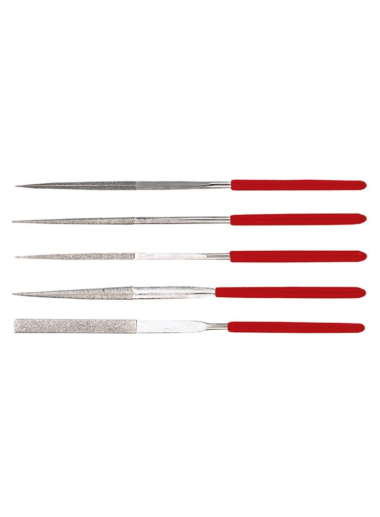 Pilniki iglaki diamentowe, zestaw 5 szt.