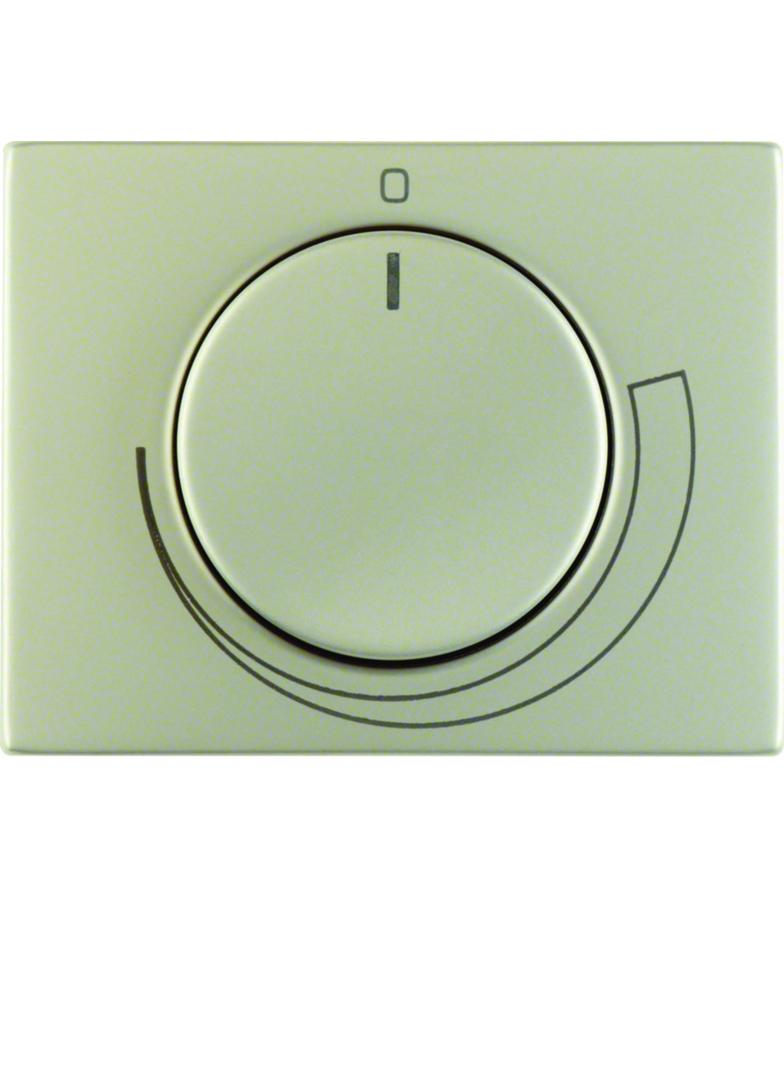 BERKER K.5 Płytka czołowa z pokrętłem Regulator do regulatora obrotów stal szlachetna nierdzewna 113