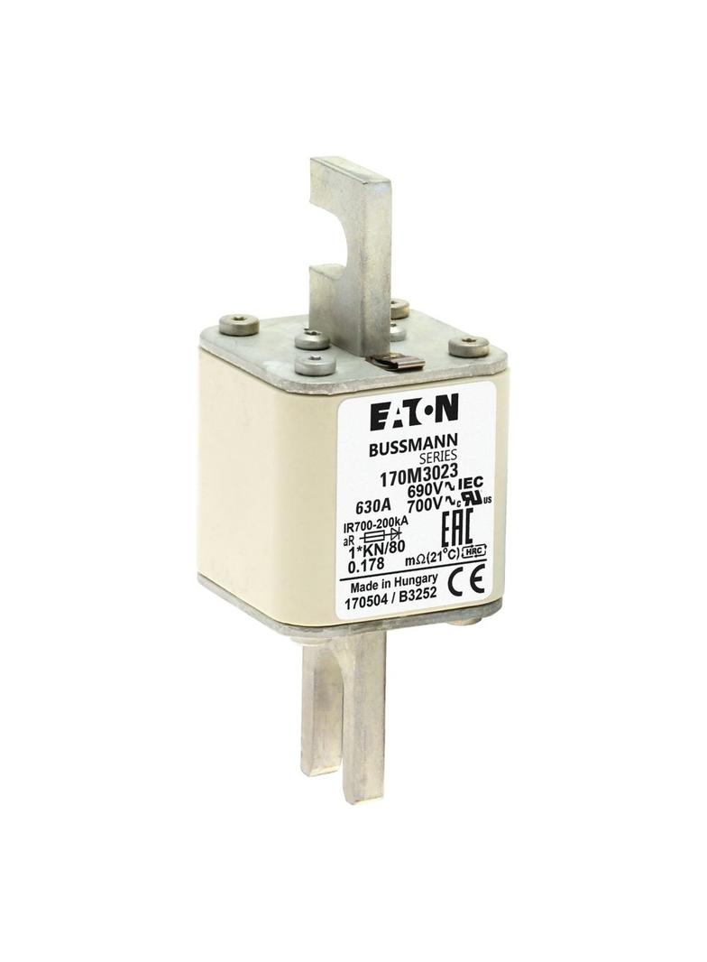 630A 690V 1*/80 aR INDICATOR FUSE Wkładka szybka 630A AC 690V compact DIN 1 45x45x104 mm, 170M3023 E