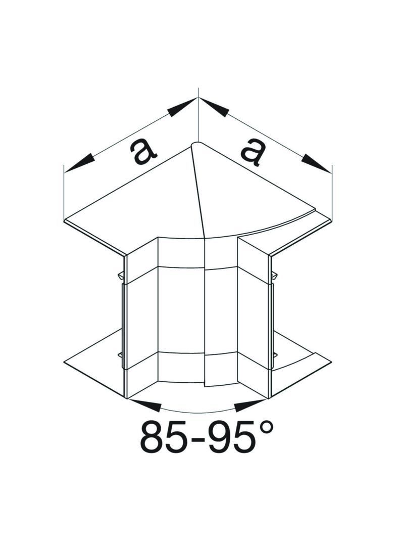 tehalit.BRP/BRAP Kąt wewnętrzny 65x130 biały BRP651304H9016 HAGER