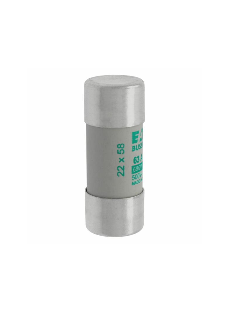 CYLINDRICAL FUSE 22 x 58 63A AM 690V AC Wkładka cylindryczna 22 x 58mm 63A AM 690V AC C22M63 EATON