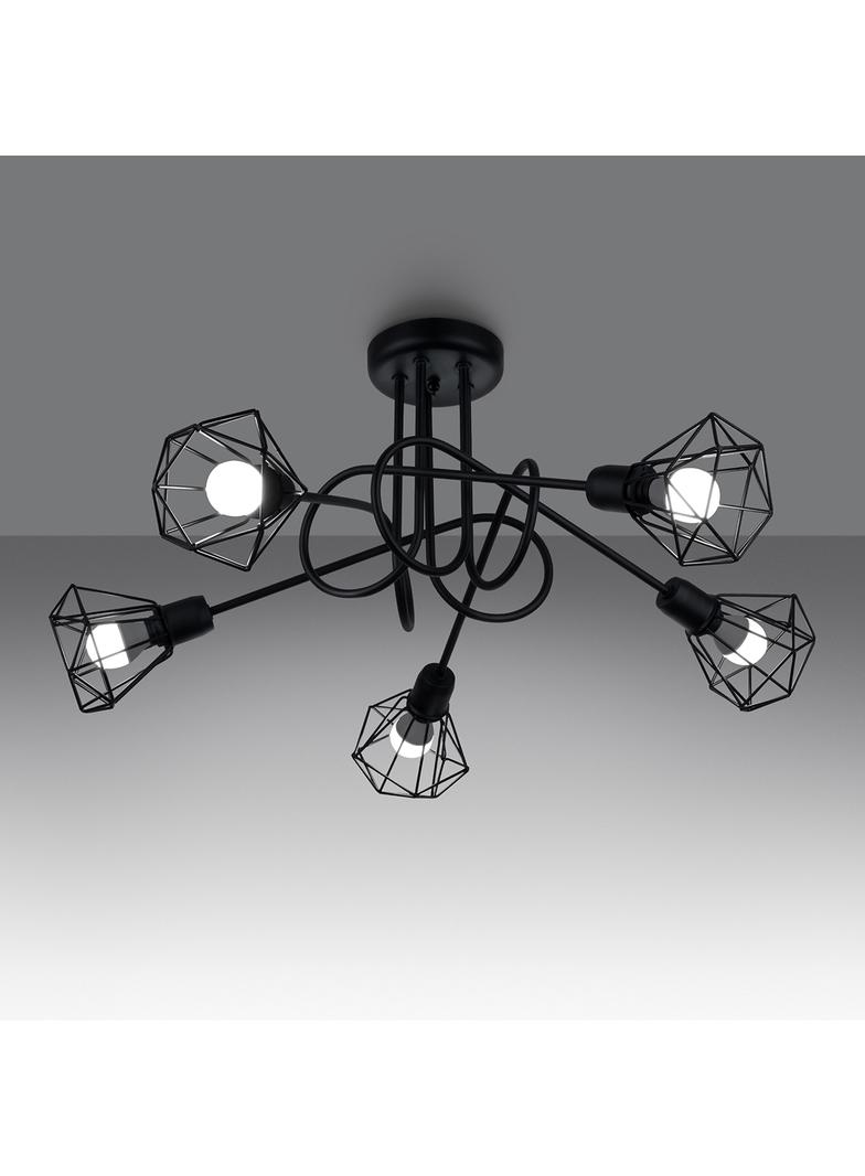 Sollux Żyrandol ARTEMIS 5S czarny SL.1110
