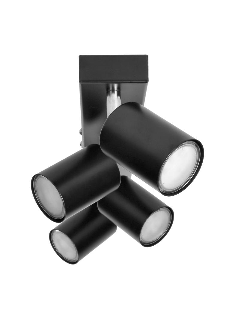 DOA SP 4 oprawa ścienno-sufitowa GU10 max. 4x50W IP20 czarna AD-OP-6248BGU10 ORNO