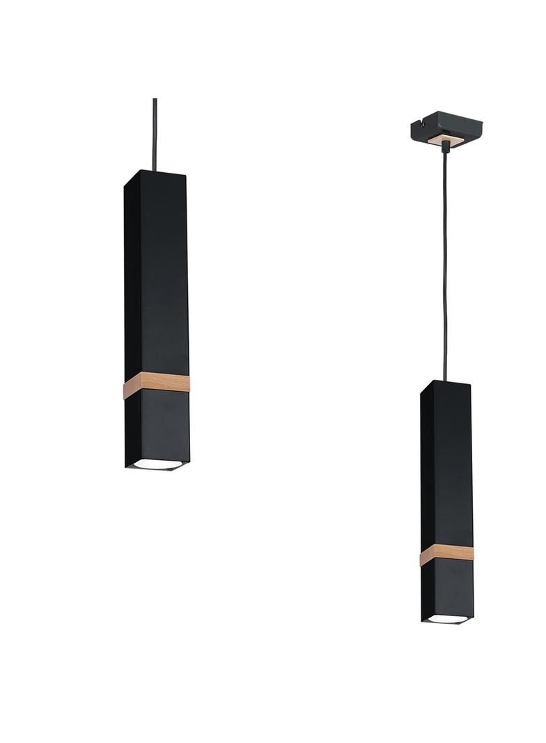 Milagro lampa wisząca Vidar Black GU10 MLP5403