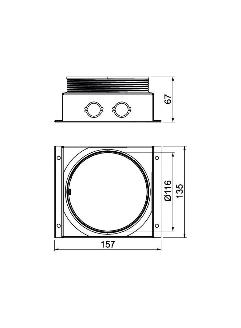 UDL2-120/70 PUSZKA PODPODŁOGOWA 135X157X70