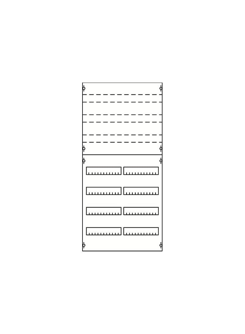 2V3KA Pole rozdzielcze 2 kol.szer.