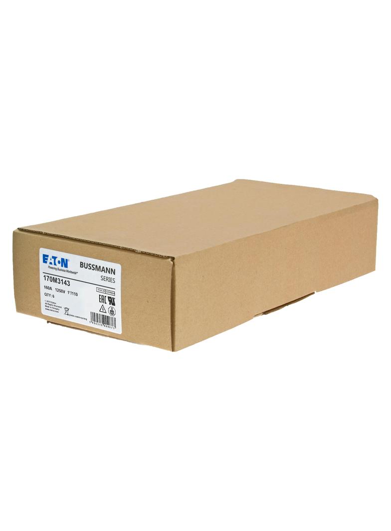 160A 1250V 1*/110 aR INDICATOR FUSE Wkładka szybka 160A AC 1250V rozmiar 1 45x45x138 170M3143 EATON