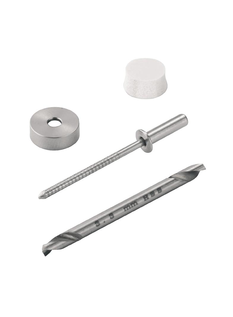 TPSD FIXING SET KTB Zestaw mocowań (obudowa), Klippon TB (Terminal Box), stal nierdzewna, nieobrobiony, srebrny /1szt./ 1252190000 WEIDMÜLLER