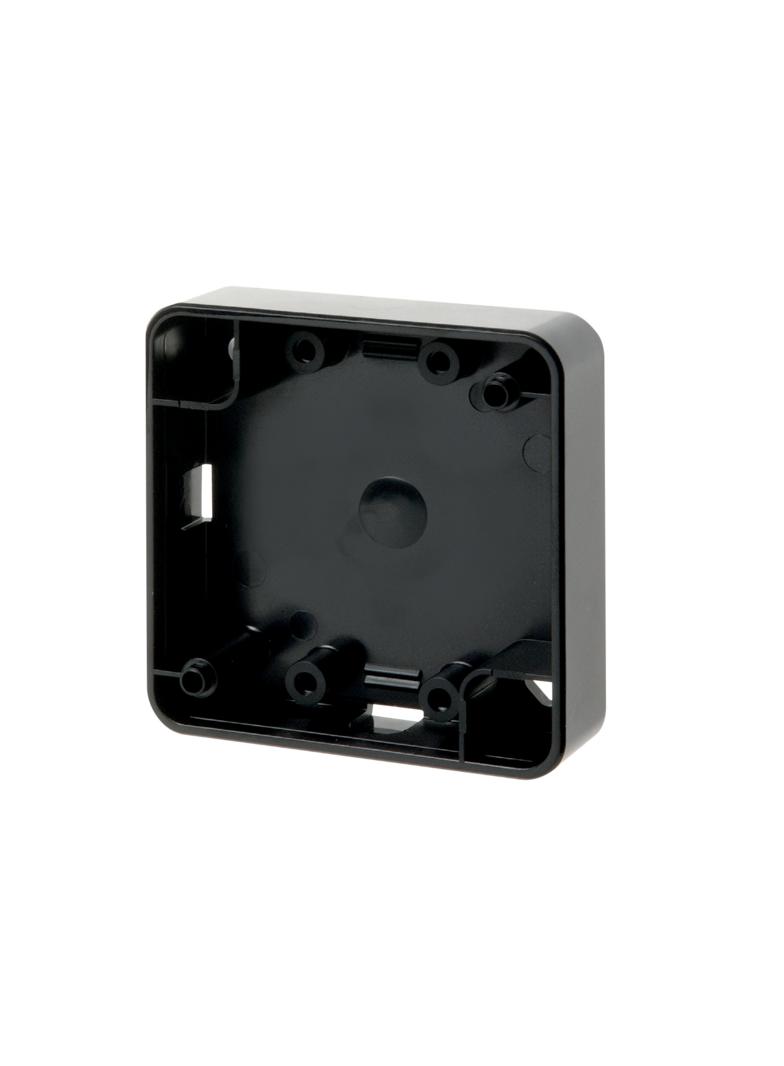 Integro Puszka natynkowa 1-krotna płaska, czarny, połysk