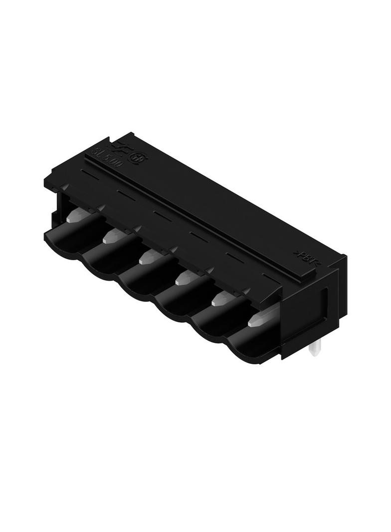 SL 5.00/06/90B 4.5SN BK BX Wtyki PCB (złącza płyty), 5.00 mm, Liczba biegunów: 6, kąt odejścia: 90° /50szt./ 1626240000 WEIDMÜLLER