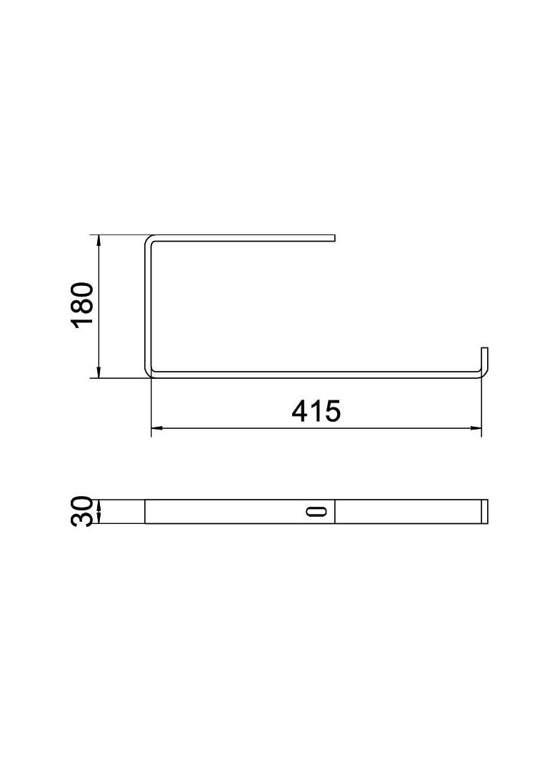 AHB 400, OBEJMA WIESZAKOWA NB 400MM FT