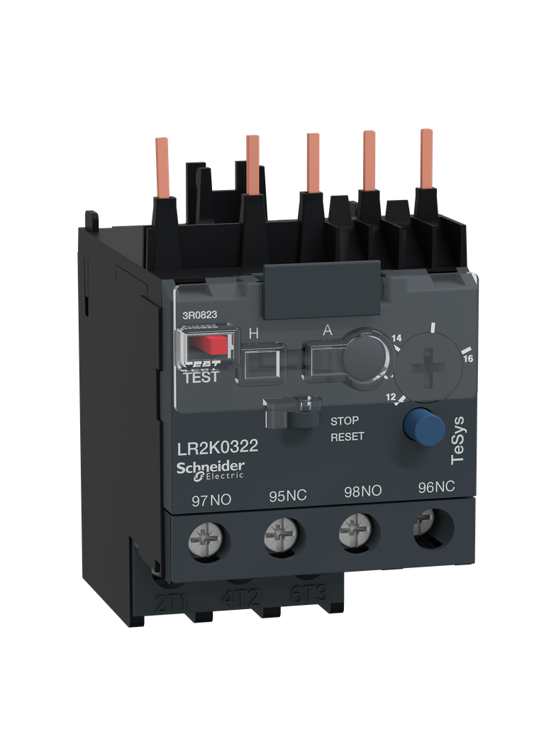 Przekaźnik cieplny, TeSys K, 12-16A, klasa 10
