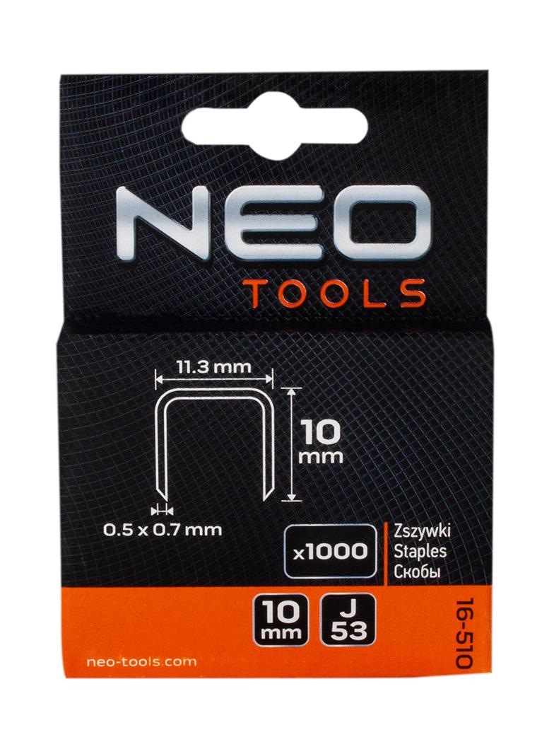 Zszywki typ J, 10 mm, 1000 szt.