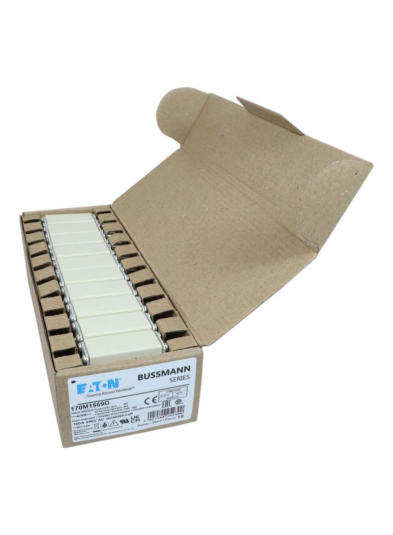FUSE 160A 690V aR DIN 000 HSDNH Wkładka szybka 160A 690V aR DIN 000 podwójny wskaźnik 170M1569D EATO