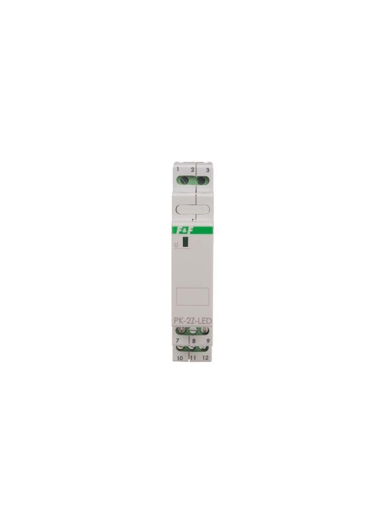 Przekaźnik elektromagnetyczny PK-1P 230 V styk2 x Z 16 A Inrush 120A/20ms PK-2Z-LED-230V F&F