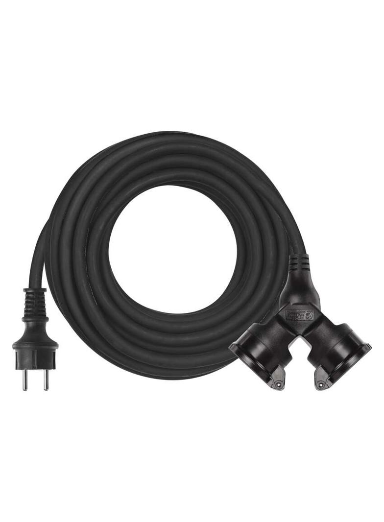 Przedłużacz 2 gniazda 10m, 3× 1,5mm guma P0601 EMOS