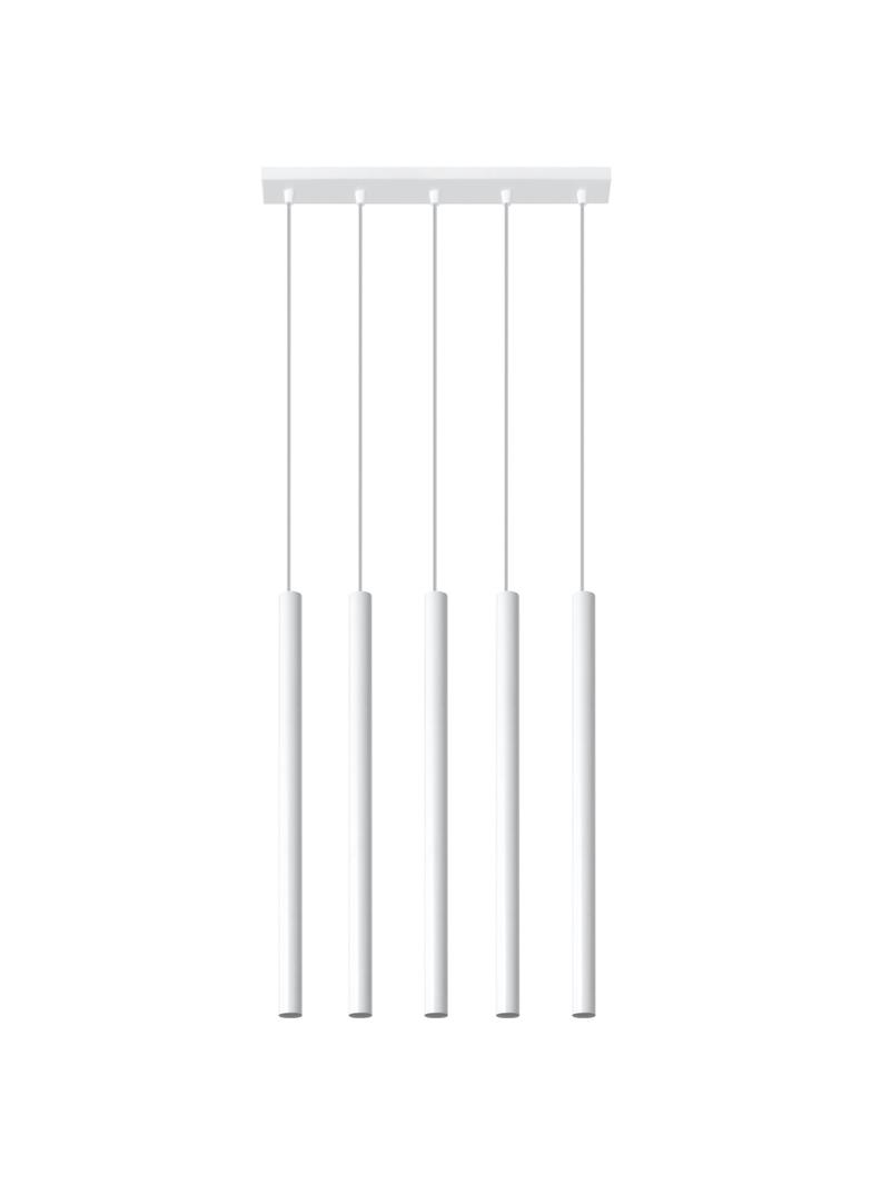 Lampa wisząca PASTELO 5 biała