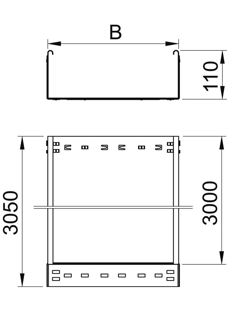 MKSMU 110 FT, Korytko kablowe MKSMU