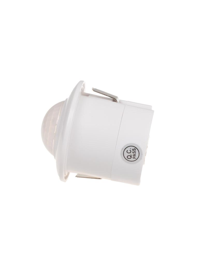 Czujnik ruchu PIR 360st Un=230V AC P=300W montaż sufitowy biały DR-07 F&F