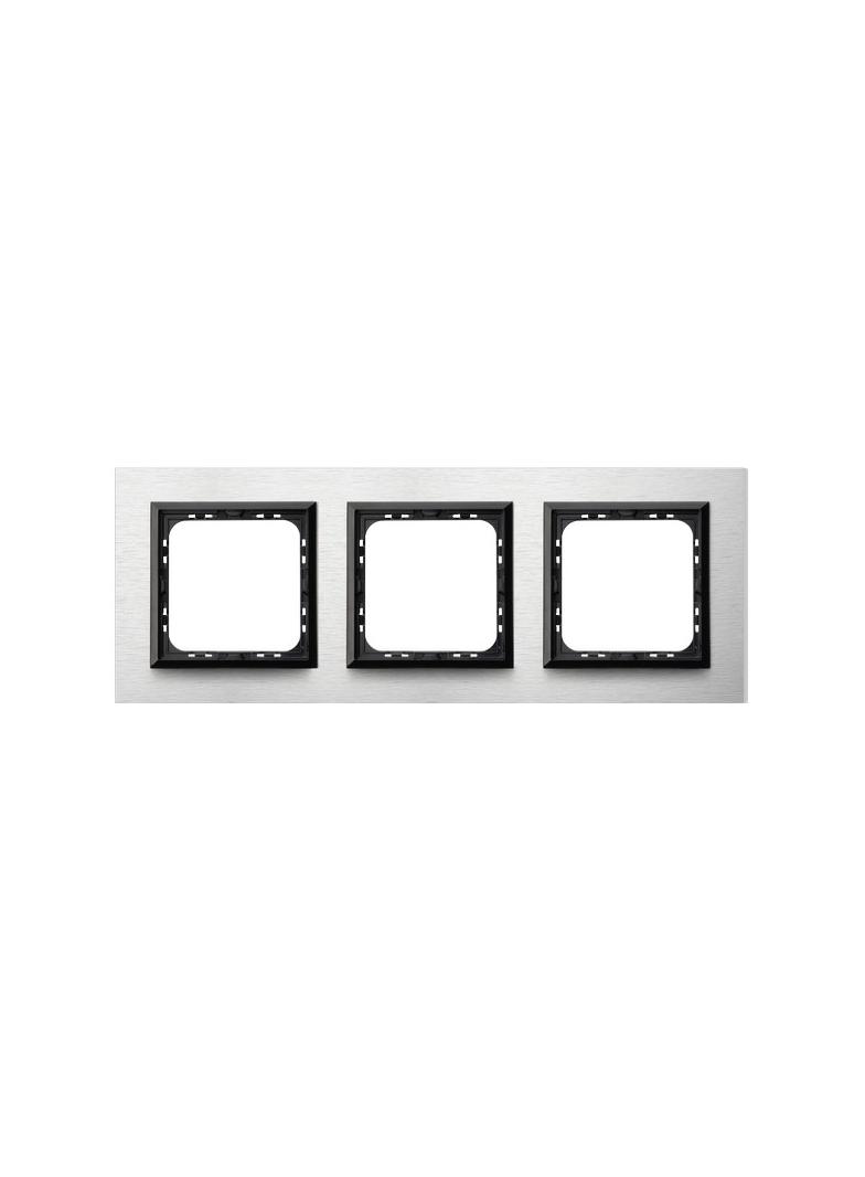 SONATA Ramka potrójna kolor szczotkowane aluminium R-3RAC/62/25 OSPEL