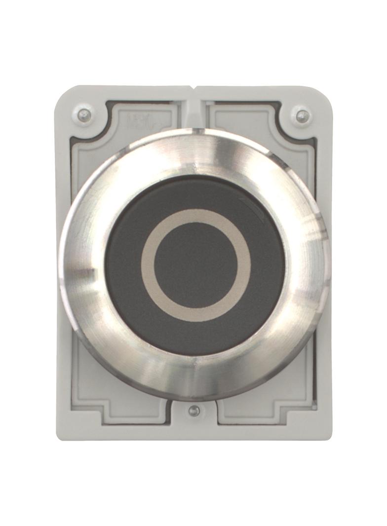 M30I-FD-S-X0 Przycisk 30mm płaski czarny O stal nierdzewna 188106 EATON