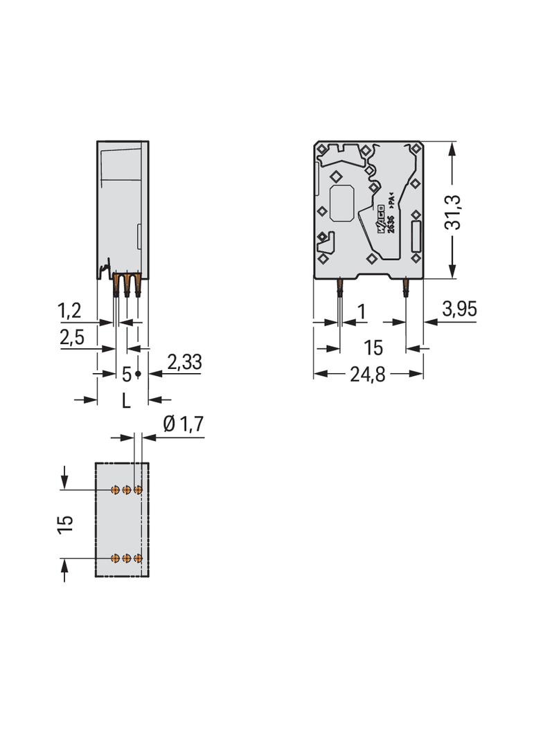 złączka do płytek drukowanych