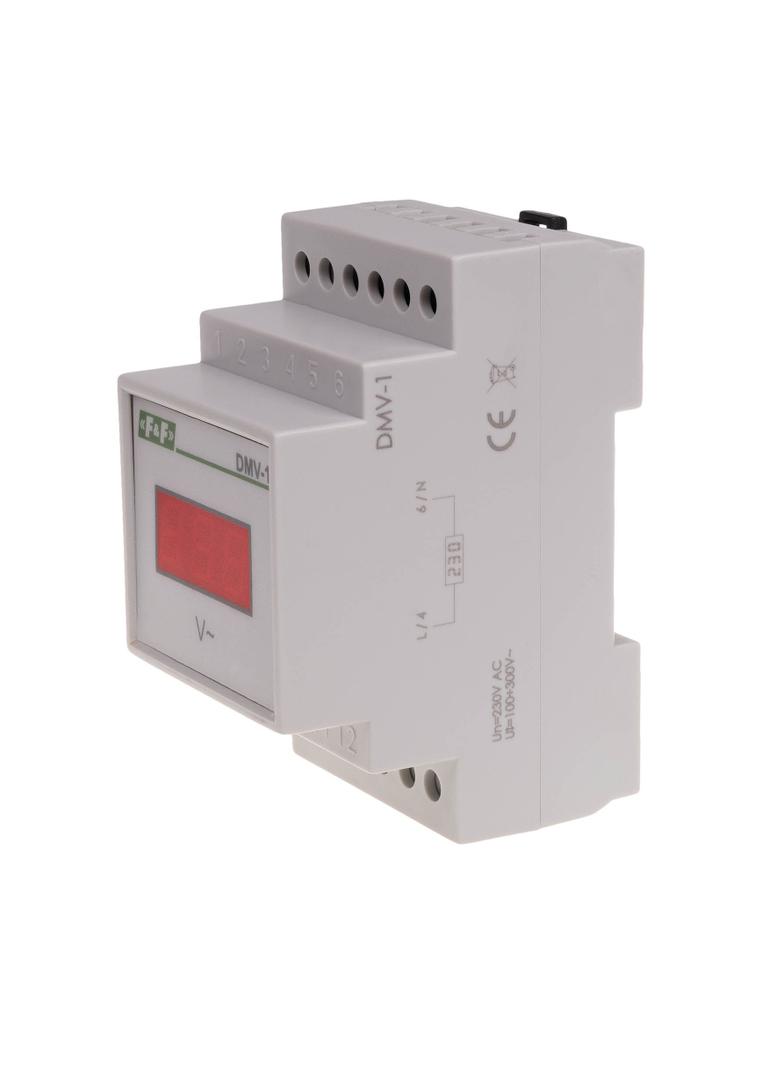 CYFROWY WSKAŹNIK NAPIĘCIA, JEDNOFAZOWY, ZAKRES WSKAZAŃ 100÷300V; 3 MODUŁY