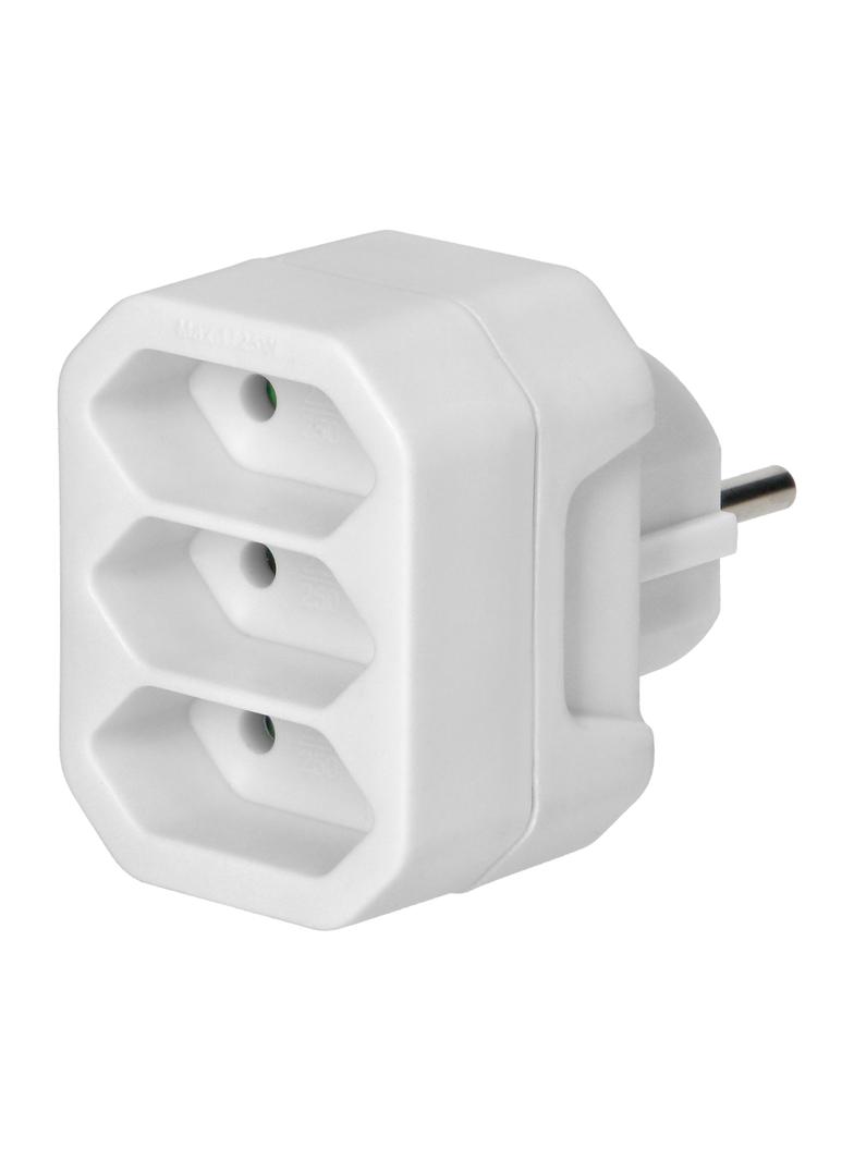 Rozgałęźnik 3x2P euro biały OR-AE-13278/W ORNO