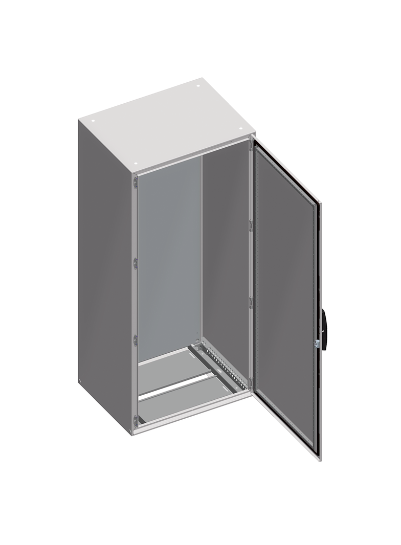 Spacial Obudowa stojąca SM drzwi pełne z płytą montażową 1200x 800x 300mm