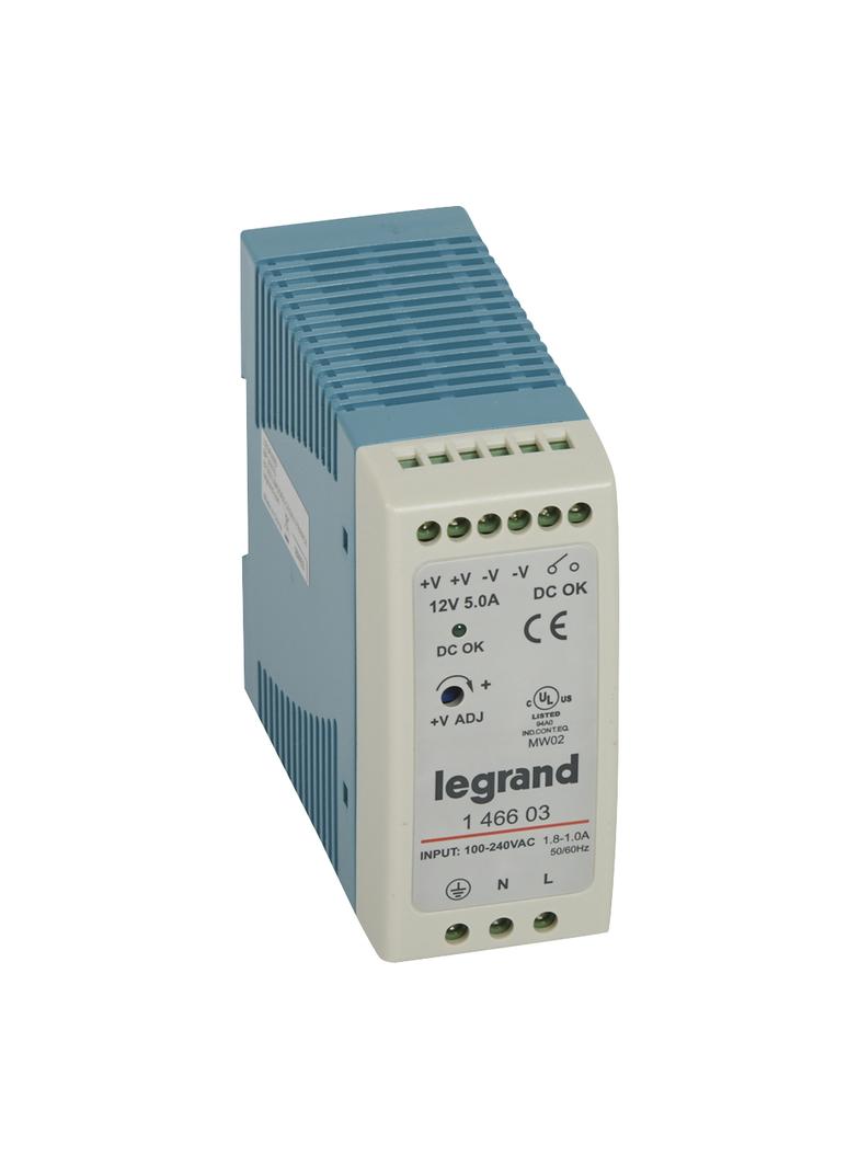 ZASILACZ 1F STABILIZOWANY 12VDC 60W, Legrand
