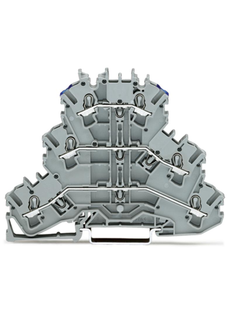 TOPJOBS złączka 3-piętrowa 2,5 mm2 L/L/N szara