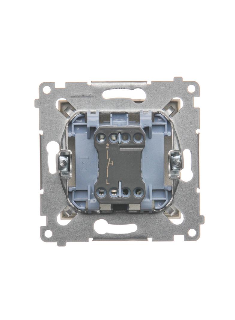 Simon 54 Przycisk pojedynczy zwierny bez piktogramu 16A 250V zaciski śrubowe złoty mat DP1A.01/44 KONTAKT