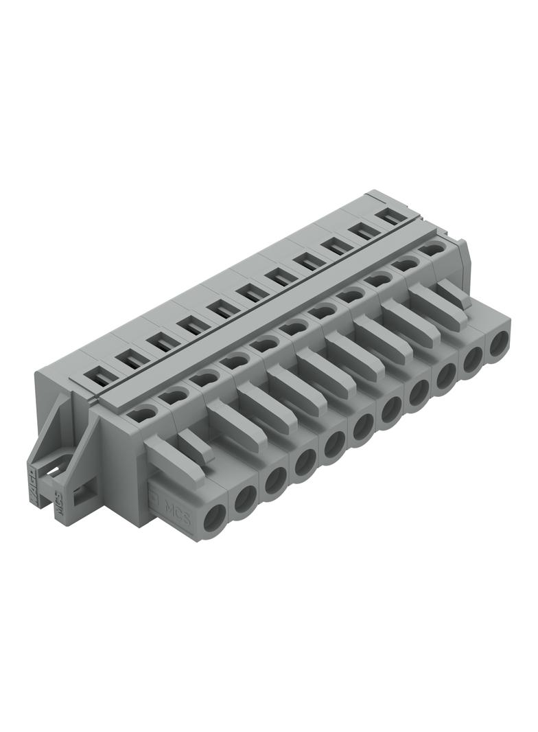 Gniazdo MCS‑MIDI Classic 11‑biegunowe szare raster 5mm 231‑111/027‑000 /25szt./ WAGO