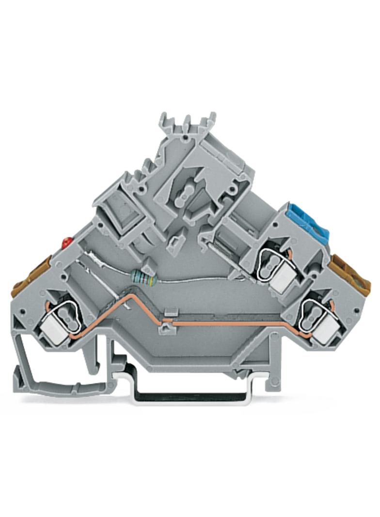 złączka do elementów wykonawczych z LED 24 V DC