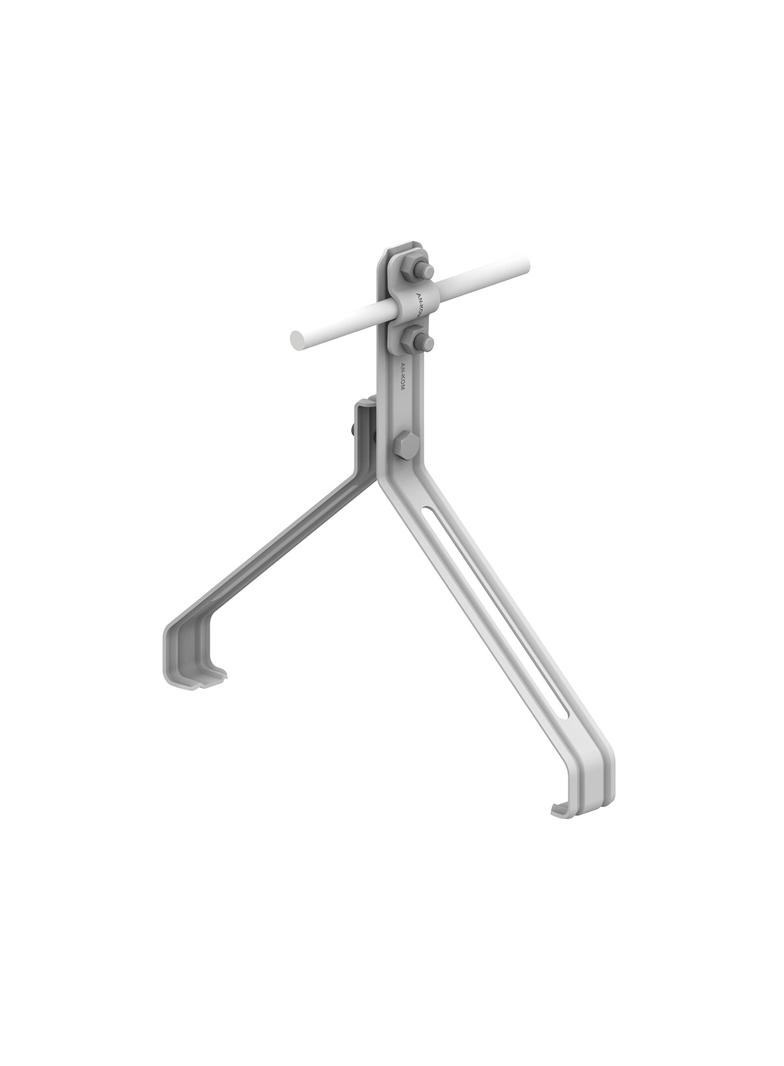Uchwyt gąsiorowy profilowany Z-śruba WZÓR 20 H=10 cm /OG/ AN-151P/OG/-N D193304 AN-KOM