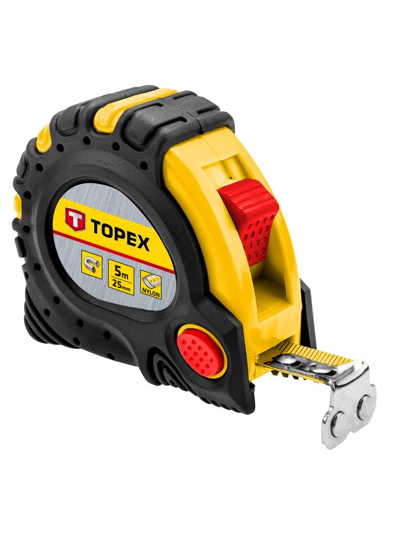 Miara zwijana stalowa 5 m x 25 mm, magnes