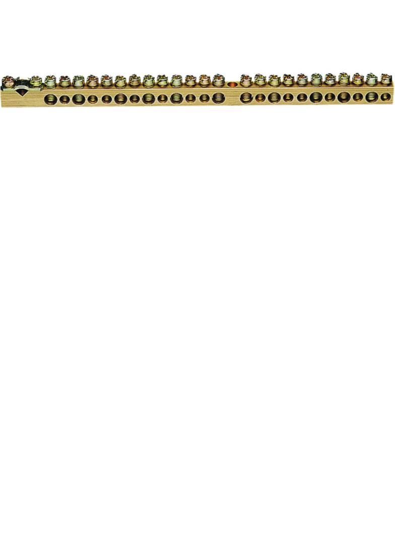 Listwa przyłączeniowa bez wspornika 1x25+11x16+13x10 mm2 K158 HAGER